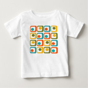 Camiseta De Bebé Rectángulos modernos de mediados del siglo