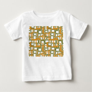 Camiseta De Bebé Rectángulos modernos más abiertos a mediados del s