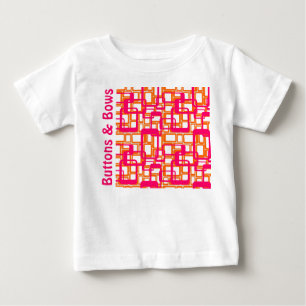 Camiseta De Bebé Rectángulos modernos más abiertos a mediados del s