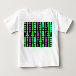Camiseta De Bebé Rectángulos Neon Modern