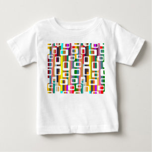 Camiseta De Bebé Rectángulos y franjas