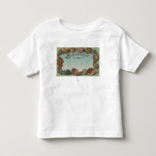 Camiseta De Bebé Recuerdo de #1 - cualquier ciudad, estado
