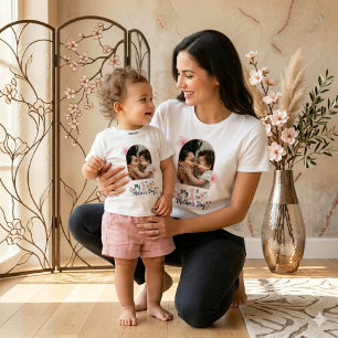 Camiseta De Bebé Recuerdo Personalizado para el 1er Día de la Madre
