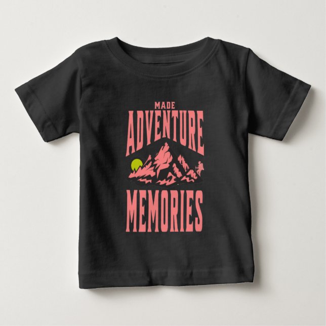Camiseta De Bebé Recuerdos de aventura (Anverso)