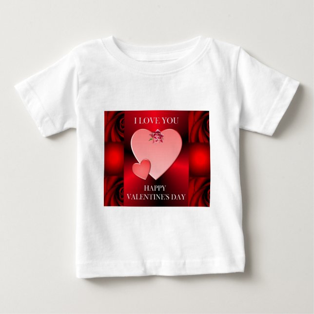 Camiseta De Bebé Recuerdos del el día de San Valentín (Anverso)