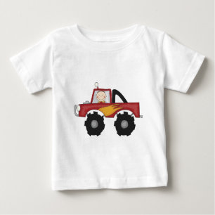 Camiseta De Bebé Red Monster Truck Tshirts and Gifts