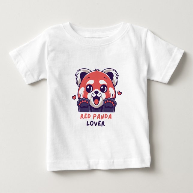 Camiseta De Bebé Red Panda Lover (Anverso)