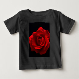 Camiseta De Bebé Red Rose iccnm