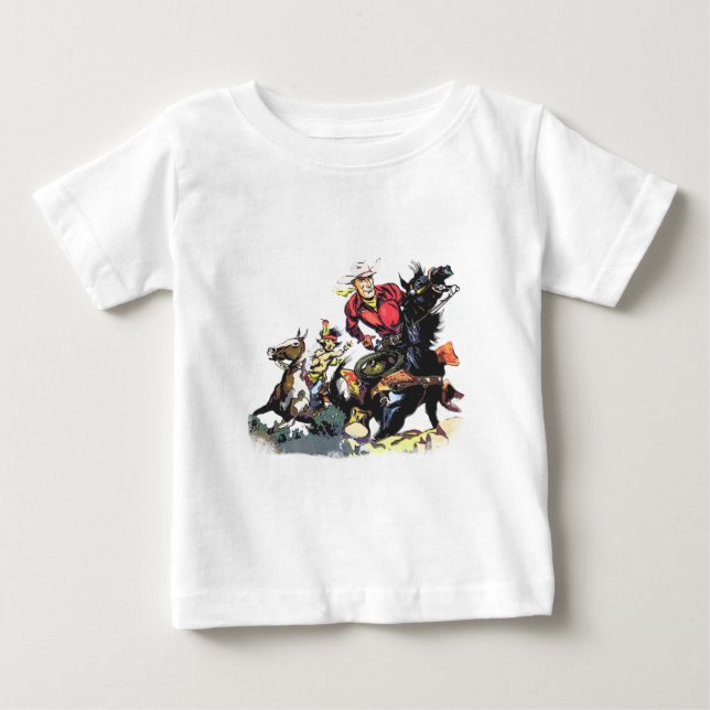 Camiseta De Bebé Red Ryder Vintage (Anverso)