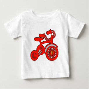 Camiseta De Bebé Red Tricycle 1st Birthday