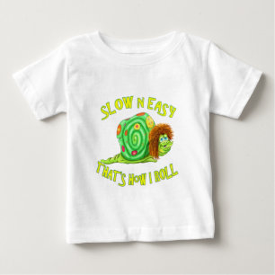 Camiseta De Bebé Redúzcase y fácil que es cómo ruedo