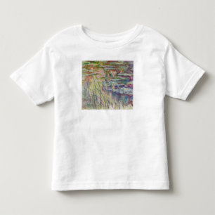 Camiseta De Bebé Reflexiones de Claude Monet el en el agua, 1917