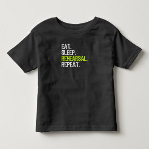Camiseta De Bebé Regalo de actor de repetición de ensayo de sueño d