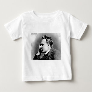 Camiseta De Bebé Regalo de cita de sabiduría de Nietzsche "Orgullo 