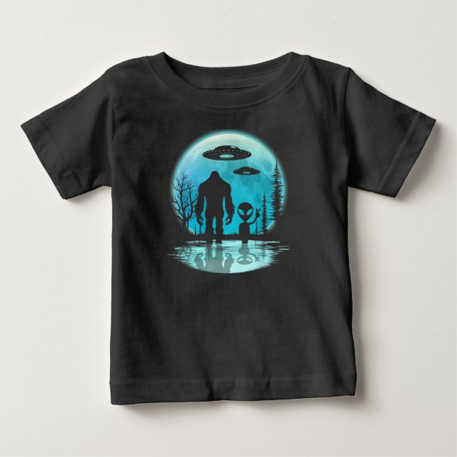 Camiseta De Bebé Regalo de conspiración para la revelación de OVNI  (Anverso)