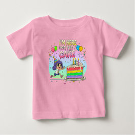 Camiseta De Bebé Regalo de cumpleaños de personalizado Cake Lover-C