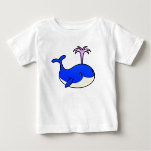 Camiseta De Bebé 🐬 Regalo de delfín bebé de dibujos animados adora