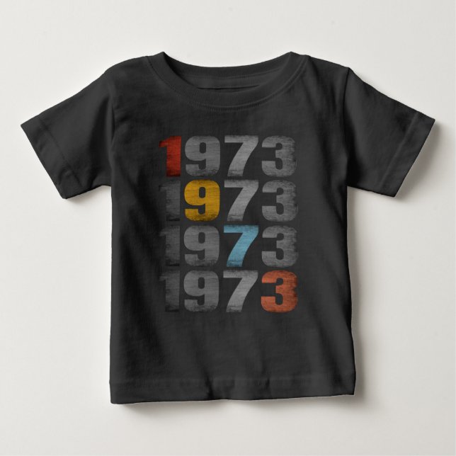 CAMISETA DE BEBÉ REGALO DE ÉPOCA 1973 (Anverso)