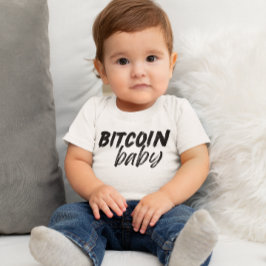 Camiseta De Bebé regalo de estilo de calle criptográfica bitcoin BA
