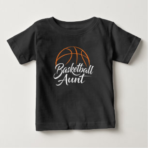 Camiseta De Bebé Regalo de la tía del baloncesto con la tía