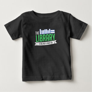 Camiseta De Bebé Regalo de libros de bibliotecas bibliotecarias