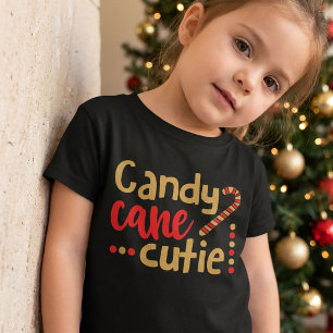 Camiseta De Bebé Regalo de Navidad Candy Cane Cutie