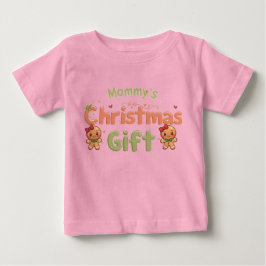 Camiseta de bebé regalo de Navidad para mamá | Nav