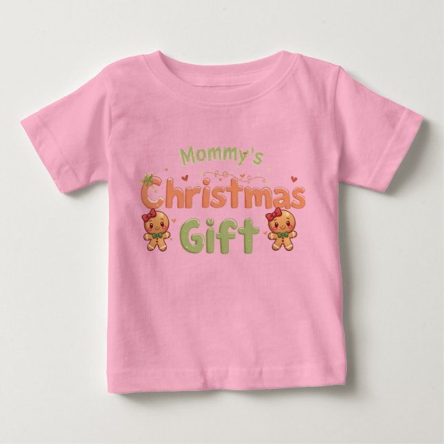Camiseta de bebé regalo de Navidad para mamá | Nav (Anverso)