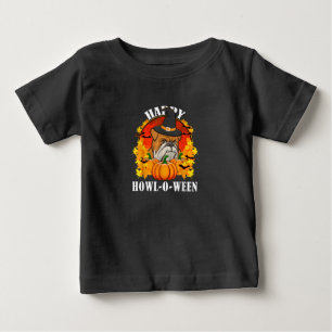 Camiseta De Bebé Regalo de perro Regalo Bulldog Halloween Para Lo