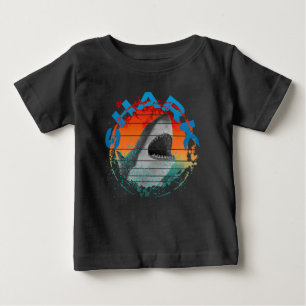 Camiseta De Bebé Regalo de pesca de tiburón vintage para pescadores