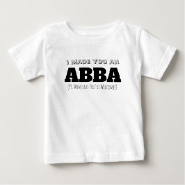 Camiseta De Bebé Regalo del Día del Padre Abba Dad