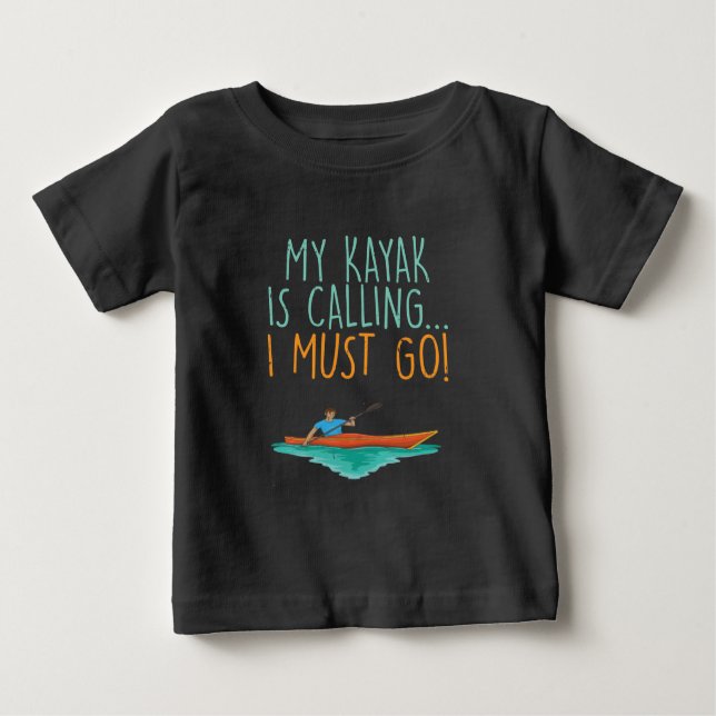 Camiseta De Bebé Regalo Kayak (Anverso)