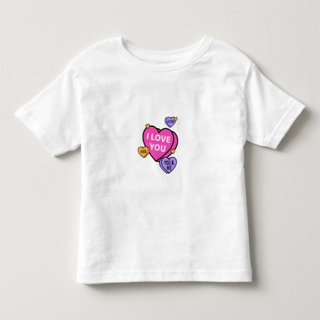 Camiseta De Bebé Regalo para Novio Regalo para Novia San Valentín (Anverso)