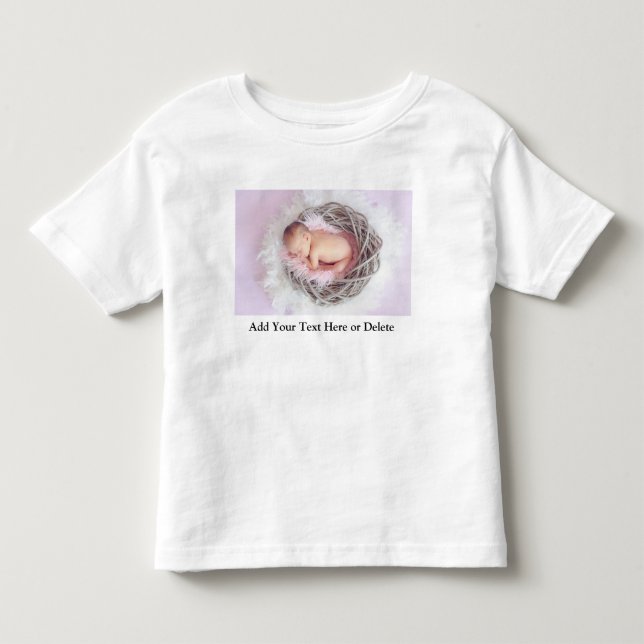 Camiseta De Bebé Regalo personalizado para bebé con foto (Anverso)