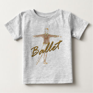 Camiseta De Bebé Regalos de ballet Boy para bailarinas