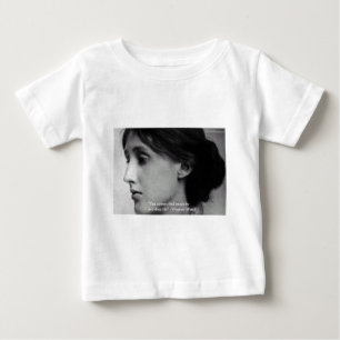 Camiseta De Bebé Regalos de citas de sabiduría de Virginia Woolf "E