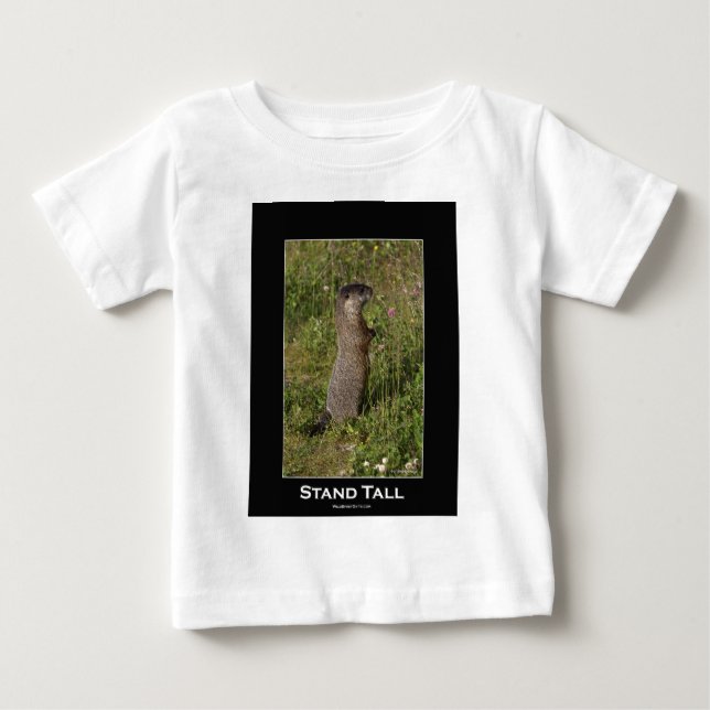 Camiseta De Bebé Regalos de marmota amarilla (Anverso)