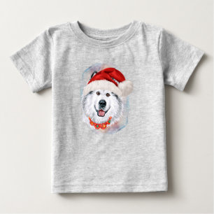 Camiseta De Bebé Regalos de Navidad de Alaskan Malamute para Amante