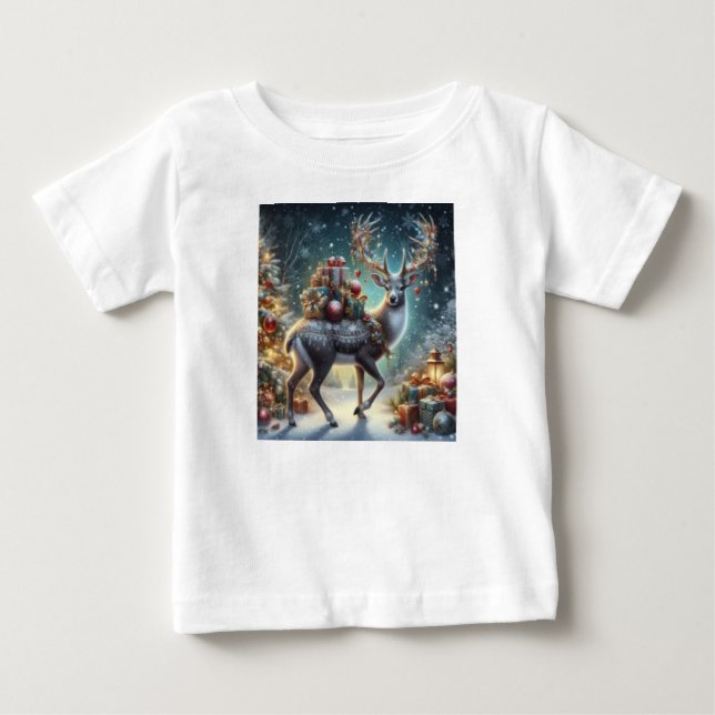 Camiseta De Bebé Regalos de navidades (Anverso)