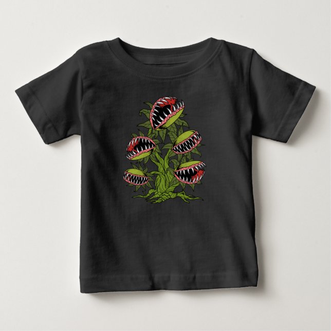 Camiseta De Bebé Regalos de plantas carnívoras Monster Venus Fly Tr (Anverso)
