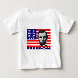 Camiseta De Bebé Regalos del arte de la bandera de la "libertad" de
