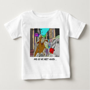 Camiseta De Bebé Regalos divertidos caricatura Rick London abrazado