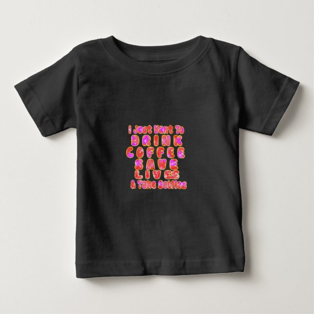 Camiseta De Bebé Regalos divertidos para los amantes del café (Anverso)