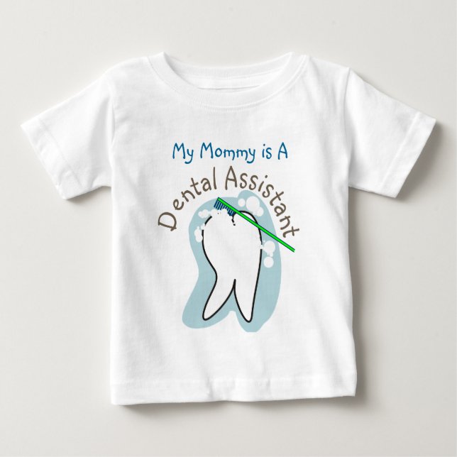 Camiseta De Bebé Regalos únicos del ayudante de dentista (Anverso)
