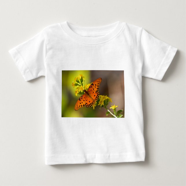 Camiseta De Bebé Regalos y ropa de mariposa del Golfo de Fritillary (Anverso)