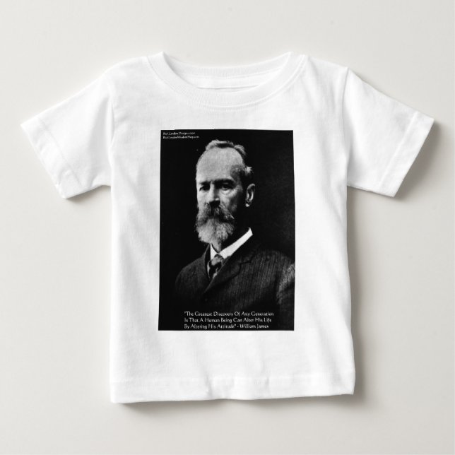 Camiseta De Bebé Regalos y Tarjetas de Citas de William James "Acti (Anverso)