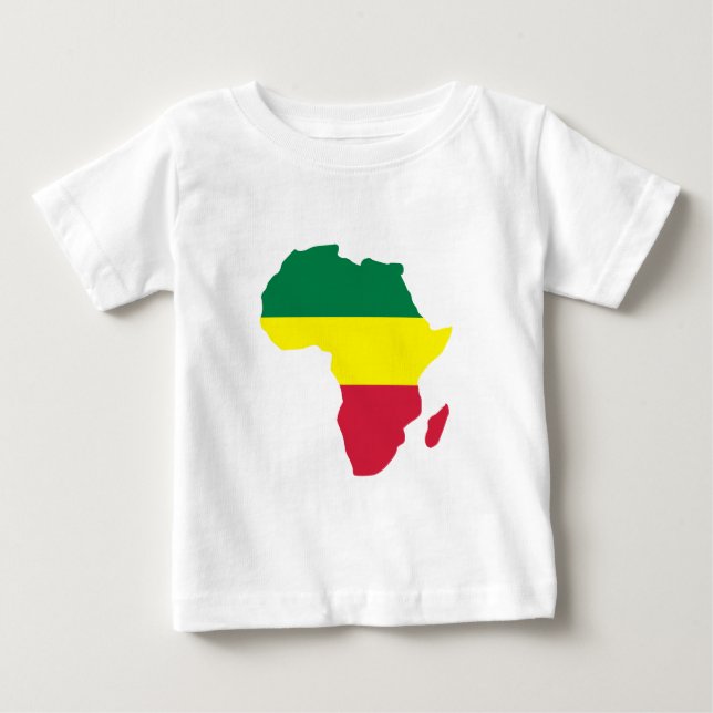 Camiseta De Bebé Reggae de África (Anverso)