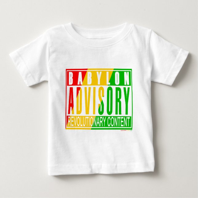 Camiseta De Bebé Reggae de RASTA (Anverso)