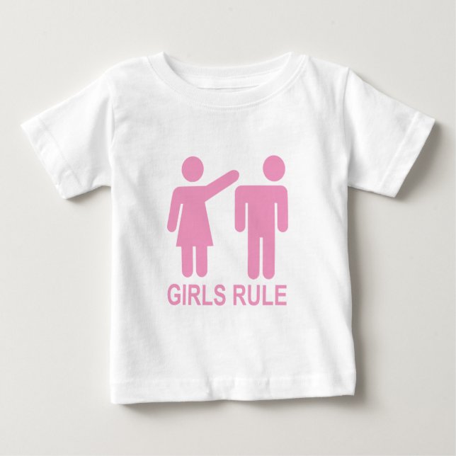 Camiseta De Bebé Regla de chicas (Anverso)