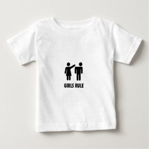 Camiseta De Bebé Regla de chicas
